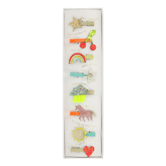 Meri Meri - Icon Hair Clips - Set of 8
