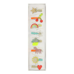Meri Meri - Icon Hair Clips - Set of 8
