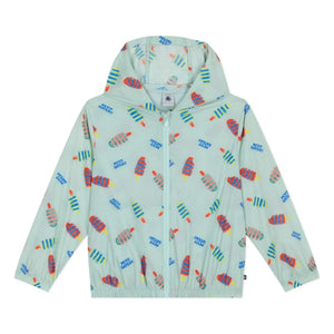 Petit Bateau - Çiçek Desenli Rüzgarlık | Beyaz