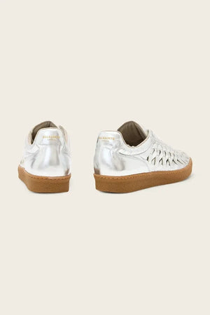 AllSaints Velma Woven Sneaker kadın deri spor ayakkabı