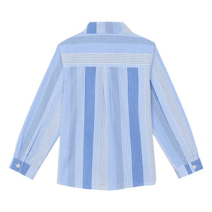 Tartine et Chocolat - Contrasting Stripe Shirt | Blue