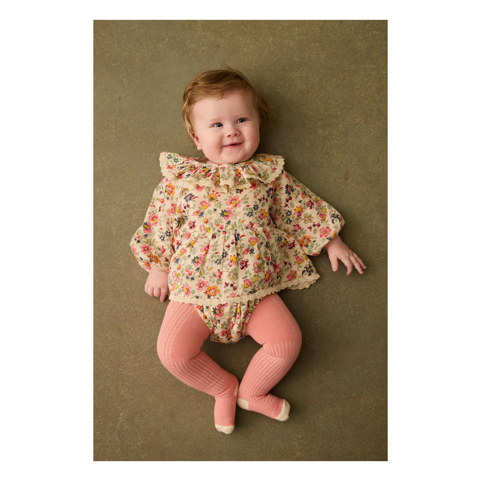Louise Misha - India Fleurie Organic Cotton Romper | Cream