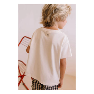 Studio Bohème - Essential Organic Cotton Butter Dish T-Shirt | Ivory