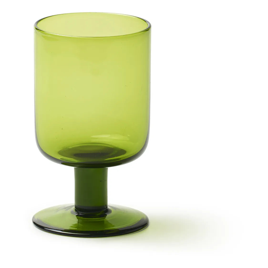 Bitossi - Bloom Wine Glass | Olive Green