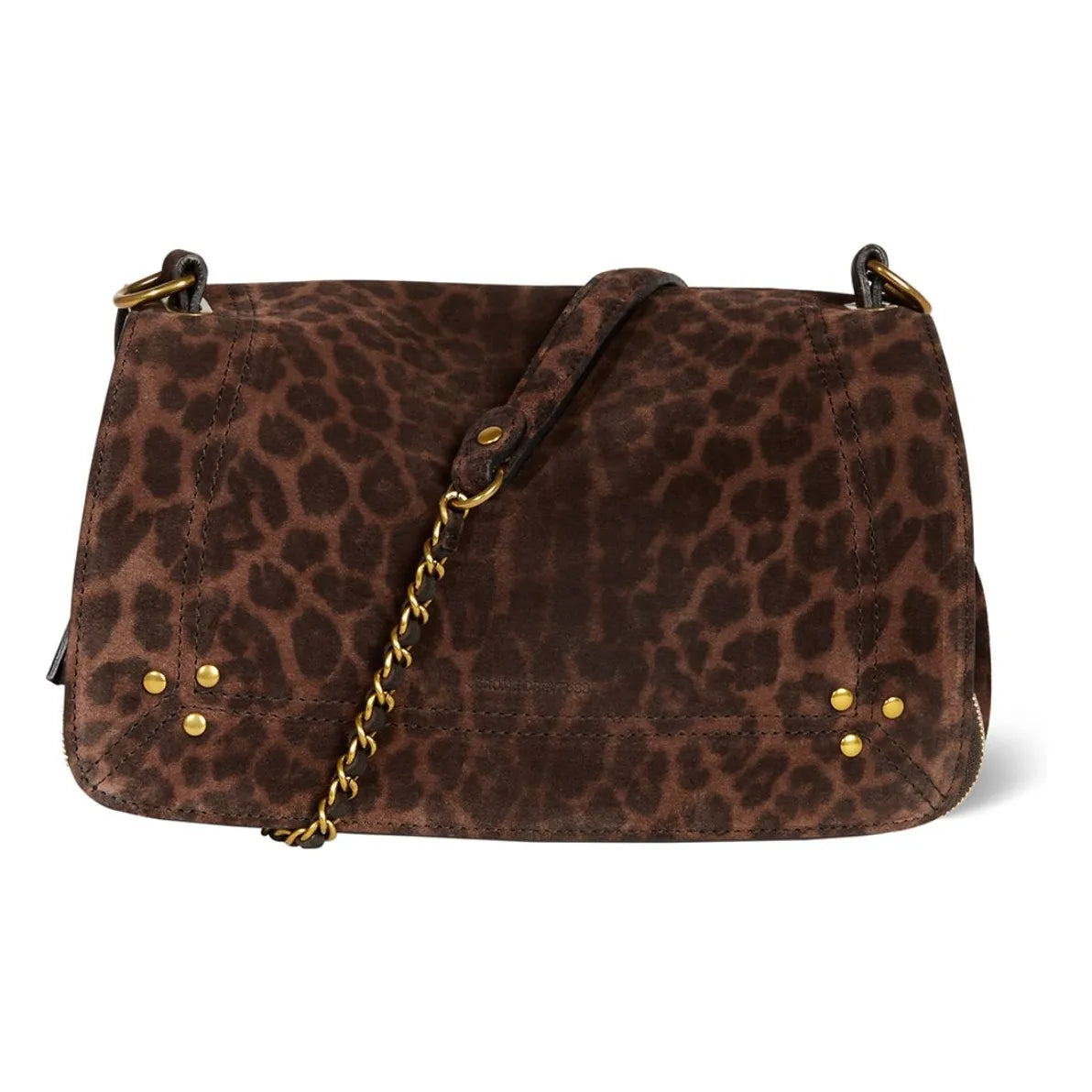 Jérôme Dreyfuss - Bobi Velvet Leopard Bag | Brown