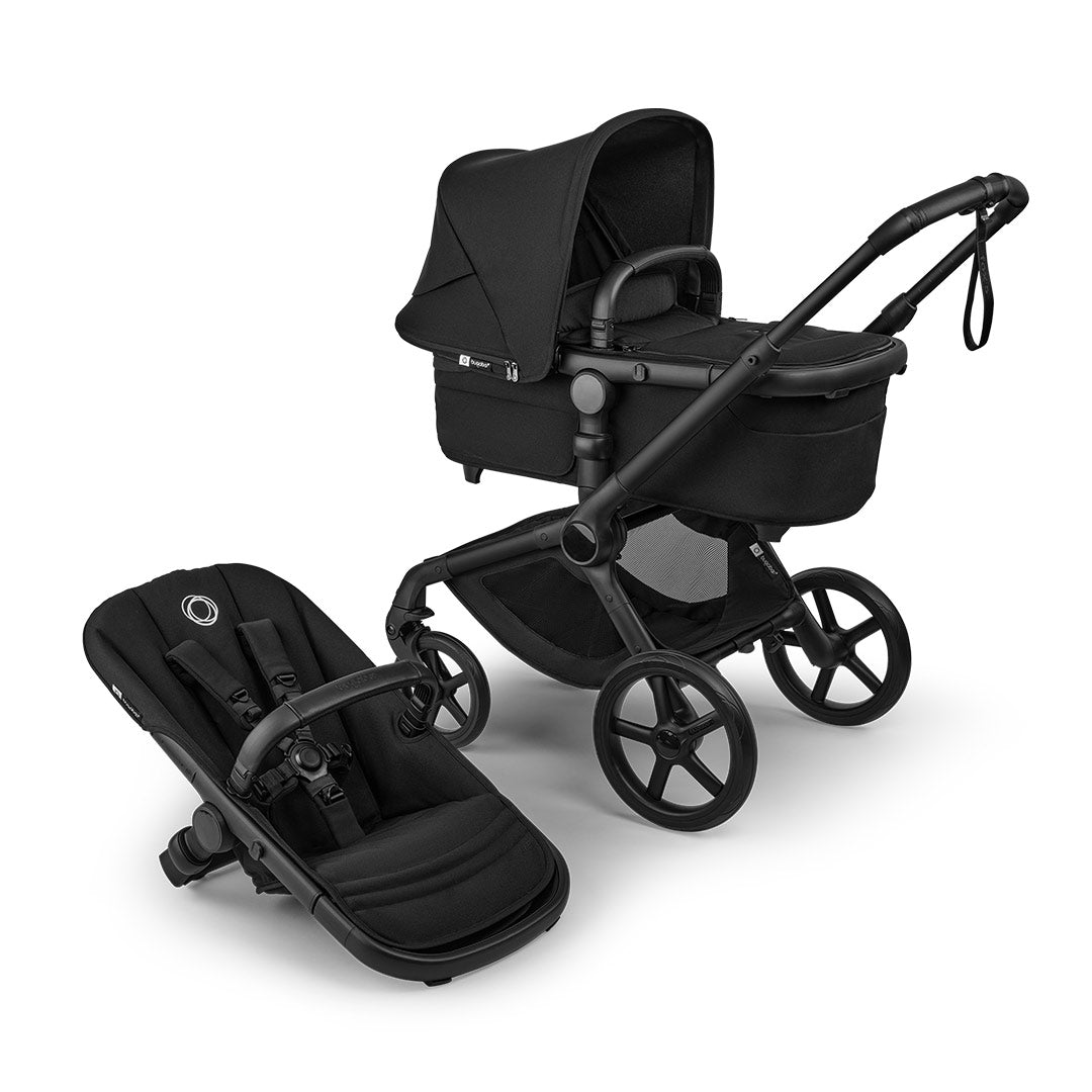 Bugaboo Fox 5 Renew Complete Pushchair - Heritage Black-Strollers-Heritage Black-One Size | Natural Baby Shower