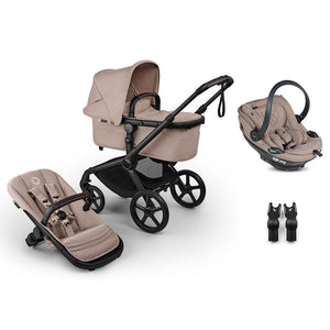 Bugaboo Fox 5 Renew + BeSafe Go Beyond Travel System-Travel Systems-Deep Indigo-No Base | Natural Baby Shower