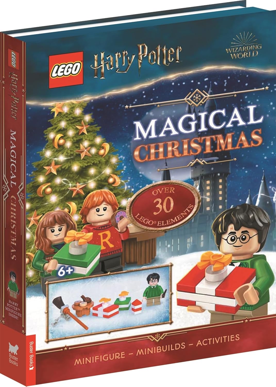 Buster Books - Lego Harry Potter Magical Christmas Figure Toy English Activity and Story Book