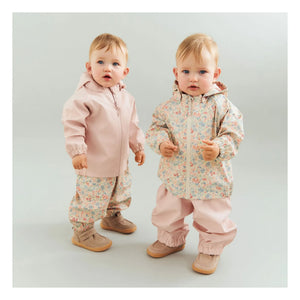 Wheat - Chardy Fleurie Recycled Fiber Waterproof Jacket | Apricot