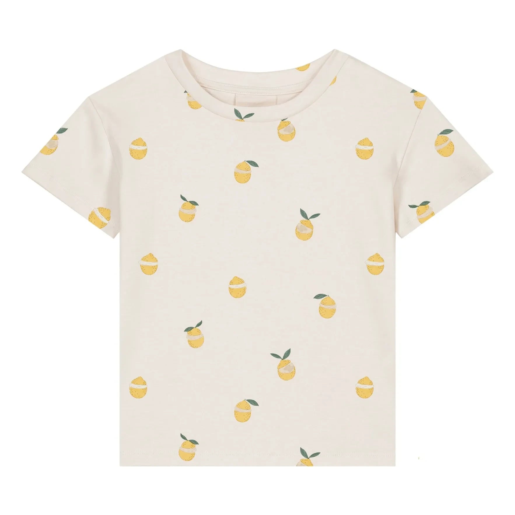 Studio Bohème - Essential Lemons Organic Cotton T-Shirt | Ecru