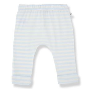 1+ in the Family - Striped Saul Leggings | Light Blue
