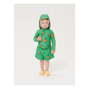 Bobo Choses - Orange Recycled Fiber Baby UV-Protection T-Shirt | Green