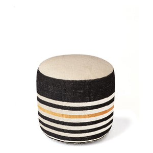 Nanimarquina - Kilim 2 Pouf | Black