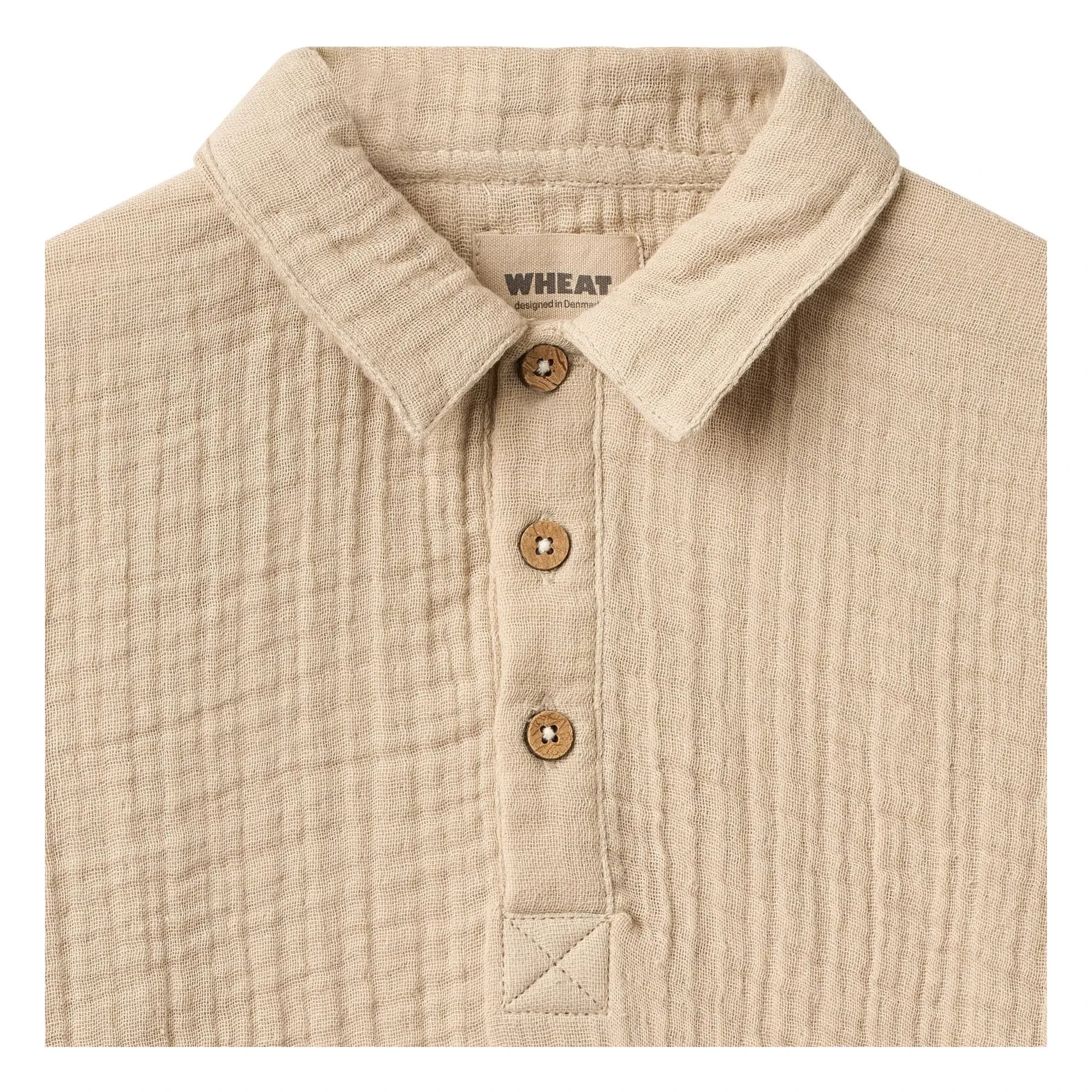 Wheat - Svend Organic Cotton Shirt | Sand