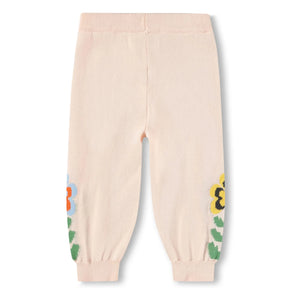Molo - Organic Cotton Floral Pattern Sweatpants | Light Pink