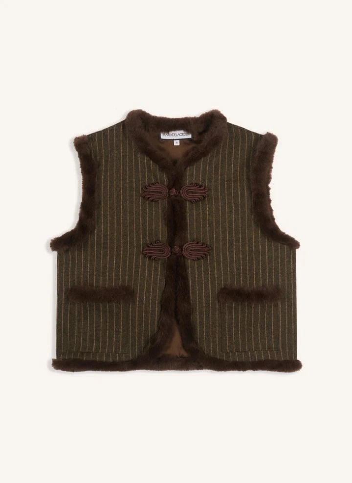 Maria de la Orden - Vienna Wool Jacket | Taupe Brown