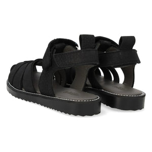 Angulus - Peach Nubuck Sandal | Black