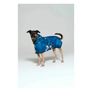 Rainkiss - Japanese Blossom Waterproof Dog Raincoat | Blue