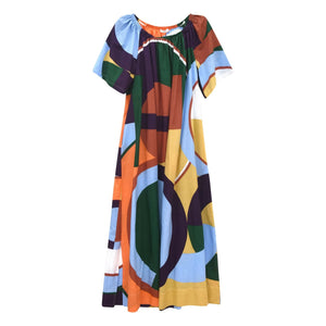 Mapoésie - Palao Poesie Cotton Dress | Coral