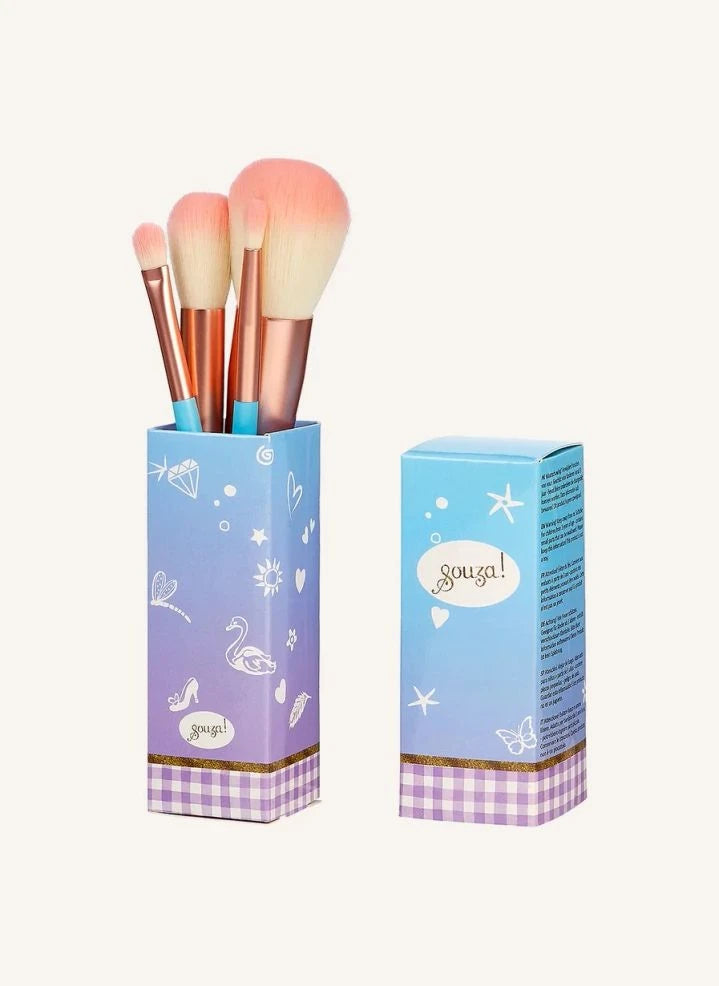 Souza - Children's Makeup Brushes - 4-Piece Set