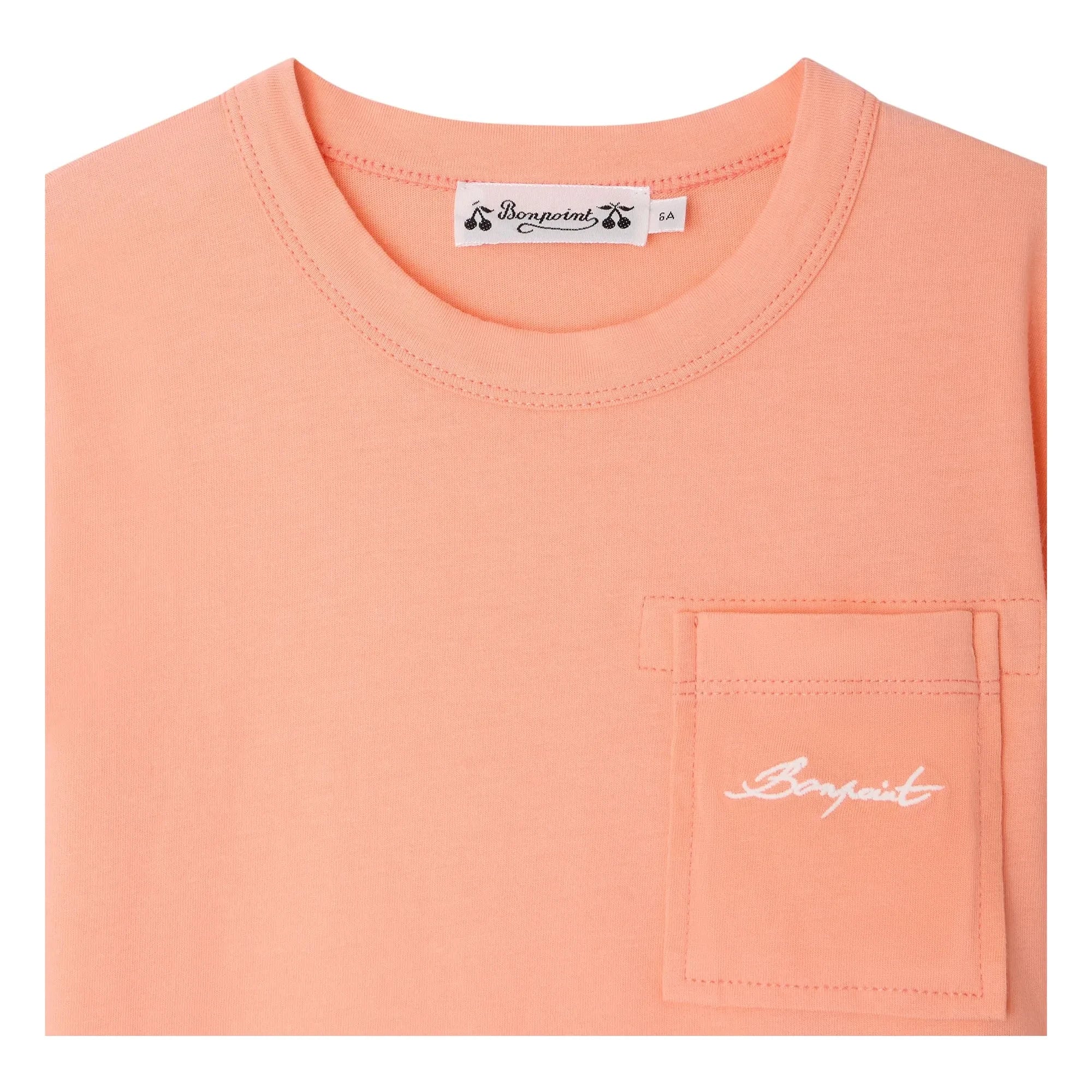 Bonpoint - Elrador Organic Cotton T-Shirt | Coral