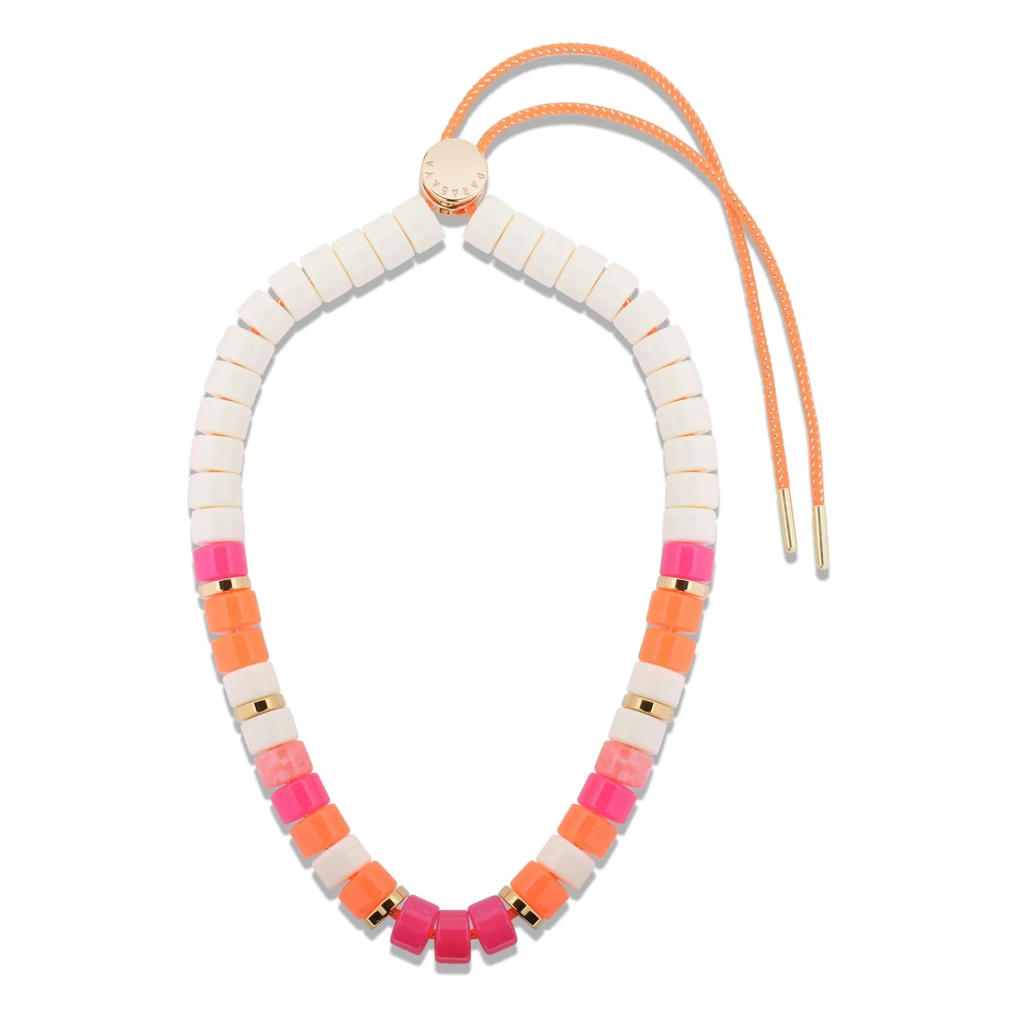 Parabaya - Praia Orange Ivory Necklace | Ivory
