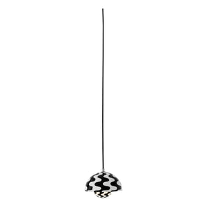 & Tradition - Flowerpot VP10 sarkıt lamba, Verner Panton | Noir/Blanc