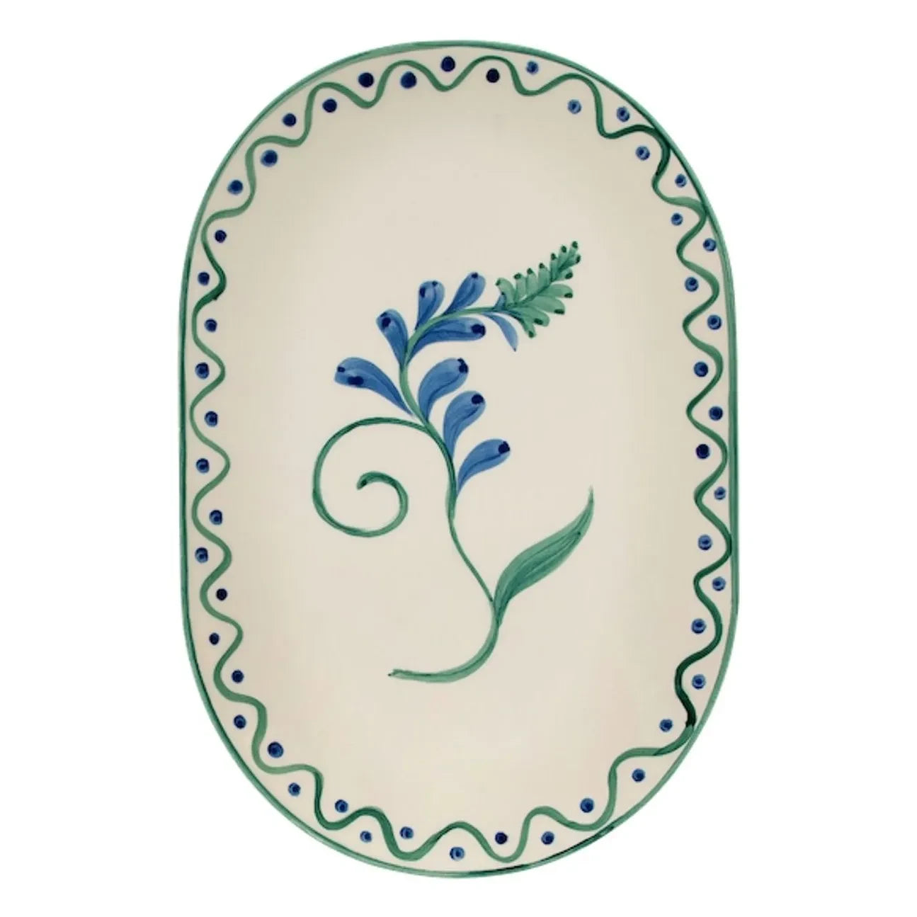 Anna + Nina - Indigo Plate | Blue