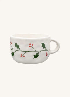 Anna + Nina - Holly Cappuccino Cup | White