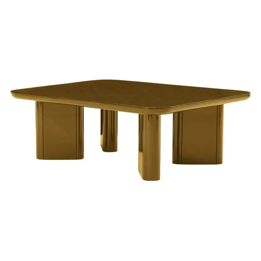 Gabrielle Paris - Thelma Lacquered Wood Coffee Table | Amber