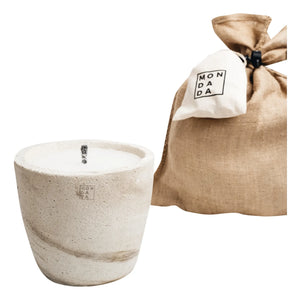 Mon Dada - Neutral Scent Outdoor Candle - L | White/Ecru