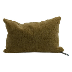 Maison de Vacances - Vice Versa Curly Sheep Leather Pillow | Bronze