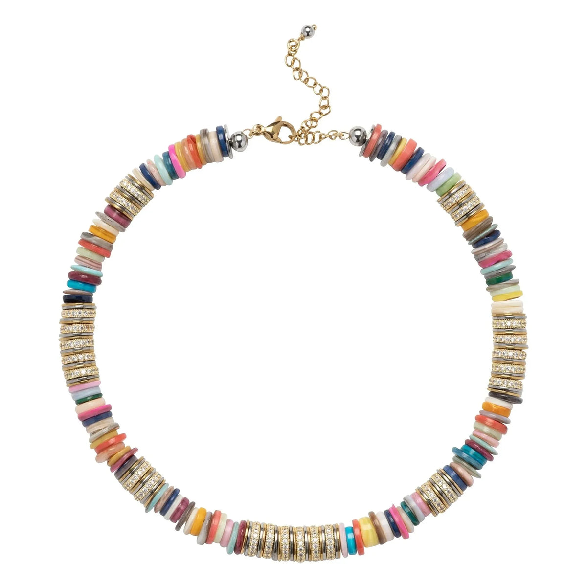 Sigal - Sculpt Rondelle Necklace | Gold