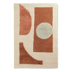 Ferm Living Kids - Bloco halı | Terracotta