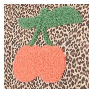 Jeune Premier - Leopard Cherry Spor Çanta | Bej