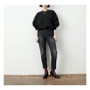 Sessùn - Chebbi Dotted Cotton Sweatshirt | Black