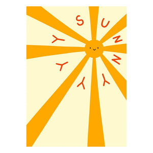 Mado - Sunny Poster | Orange