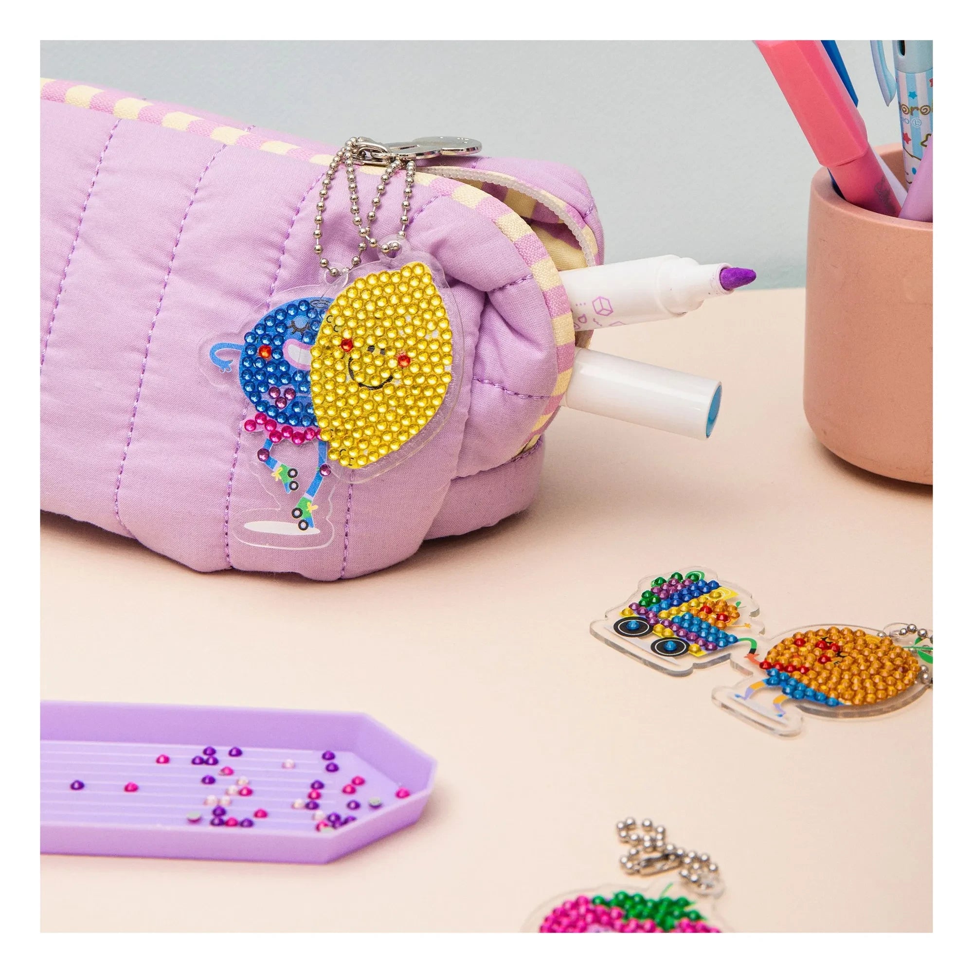 La Petite Épicerie - Children's Diamond Painting Kit - Keychain