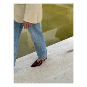 Lachoix - Slingback Topuklu Ayakkabı | Bordo