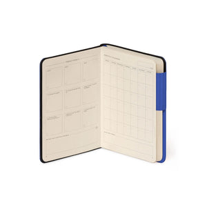 Legami - Notebook with Blank Pages and Monochrome Soft Cover - Eclectic Blue - My Notebook