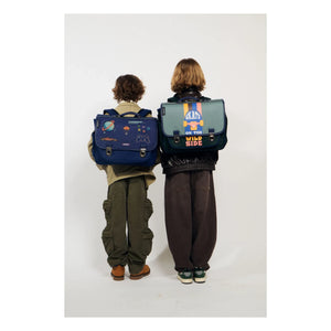 Caramel & Cie - Pixel Art Bag | Navy Blue