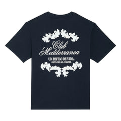 Pompeii - Boxy Club Mediterranea T-Shirt | Lacivert
