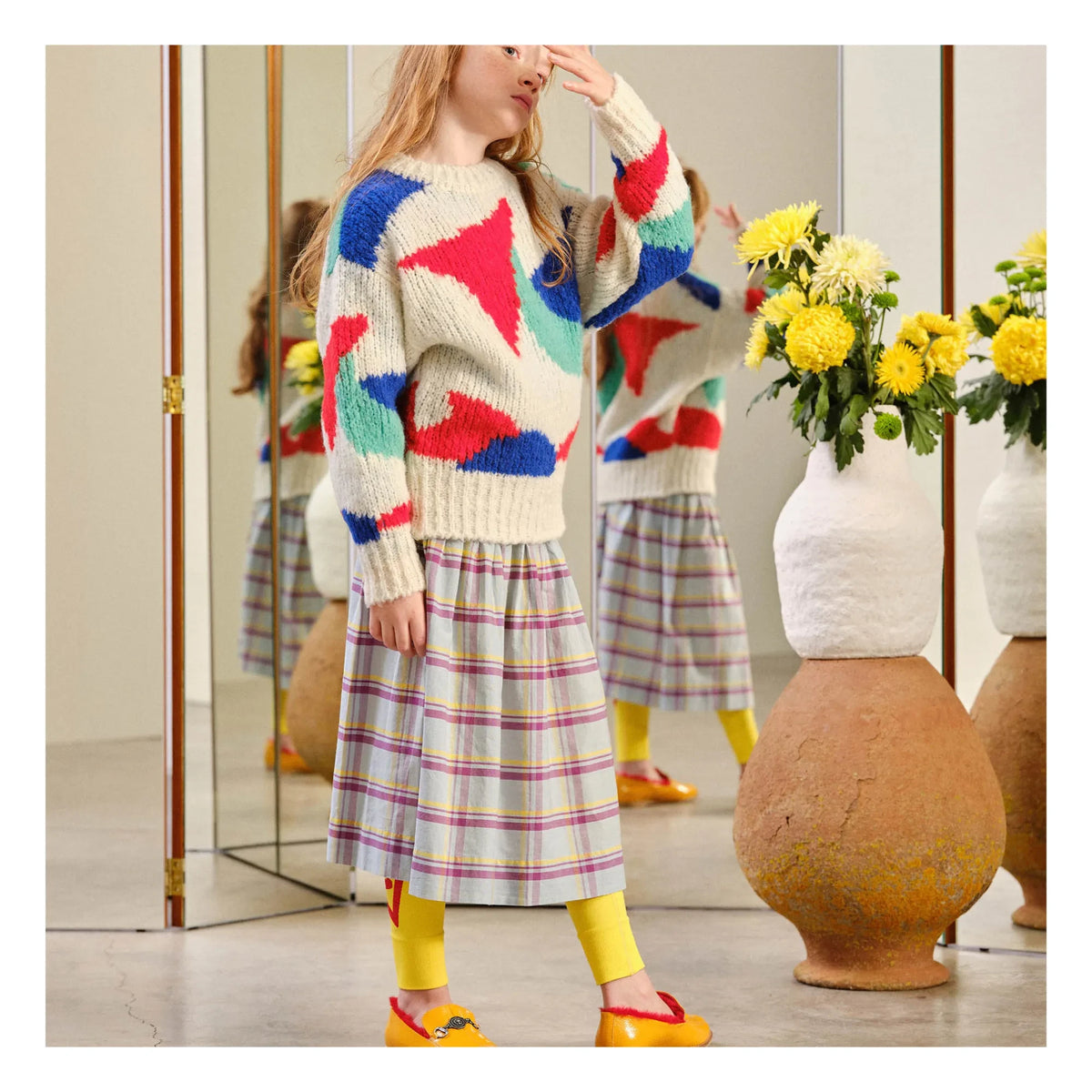 The Animals Observatory - Jellyfish Skirt | Gray Blue