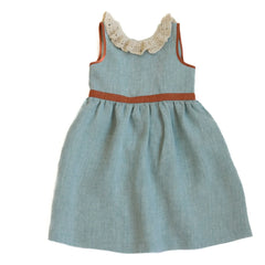 Kalinka - Rivera Linen Dress | Turquoise