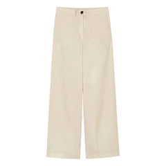 Pomandère - Cotton Gabardine Pants | Cream