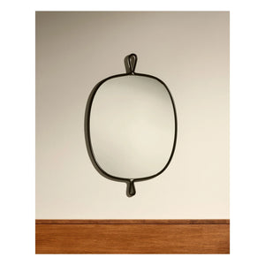 Maison Sarah Lavoine - Arpège Brushed Stainless Steel Mirror | Black