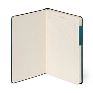 Legami - Notebook with Blank Pages and Monochrome Soft Cover - Deep Teal - My Notebook