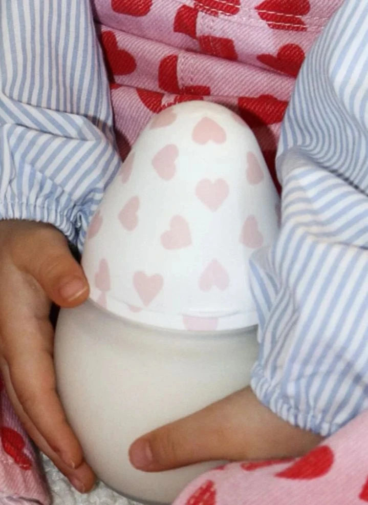 Elhée - Medical-Grade Silicone Bottle with Ergonomic "Hearts" Nipple | Light Pink