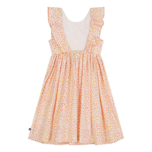 Petit Bateau - Organic Cotton Poplin Polka Dot Dress | Coral
