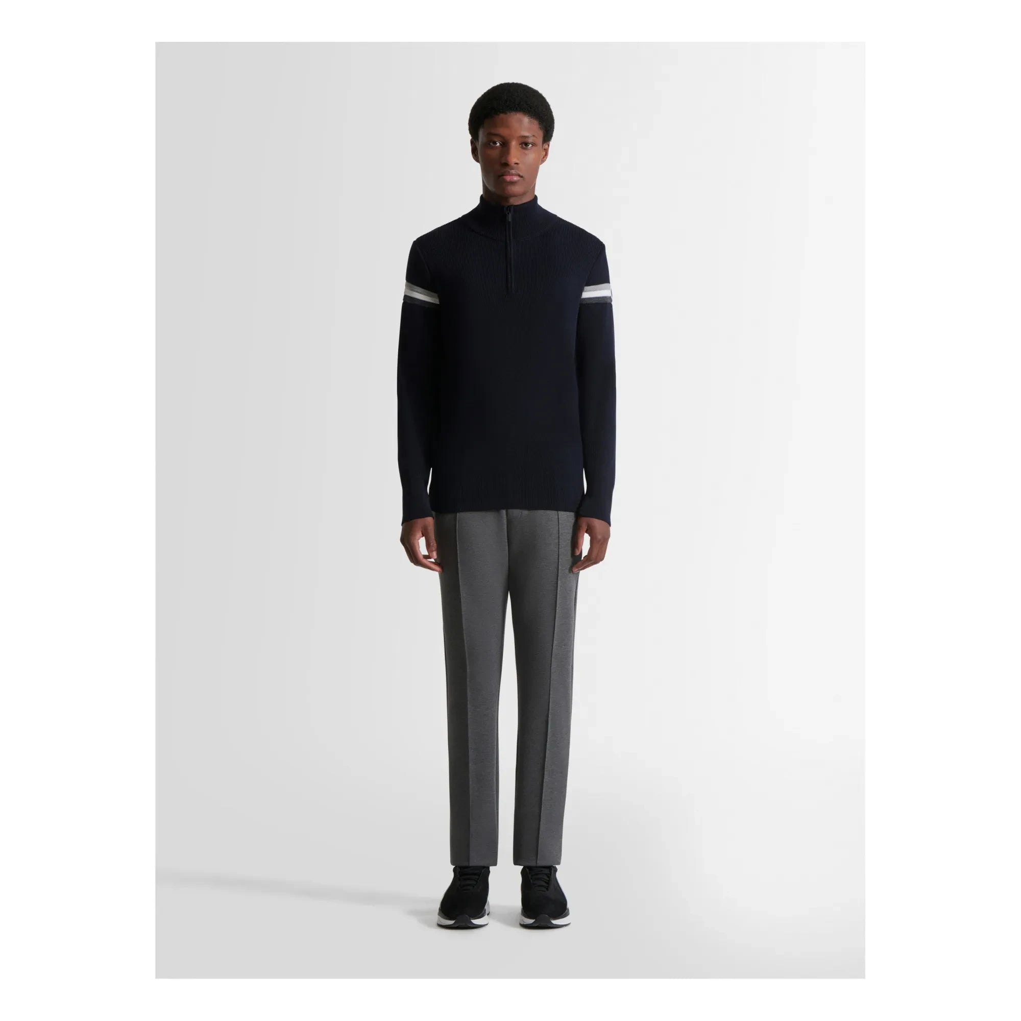 Fusalp - Wengen Zip-up Sweatshirt | Navy Blue